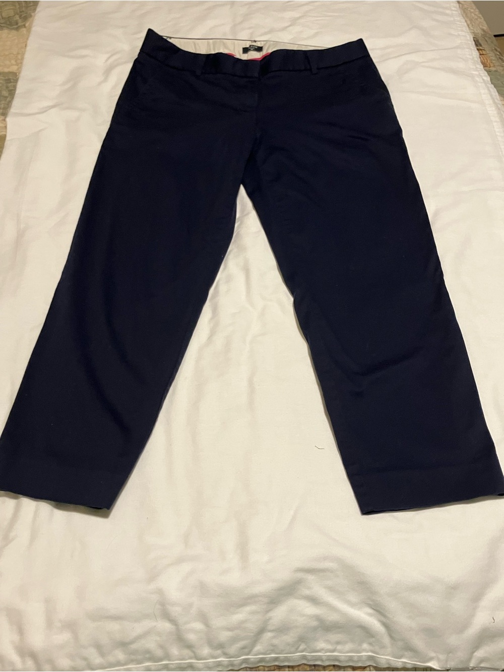 J. Crew Navy Cropped Pants